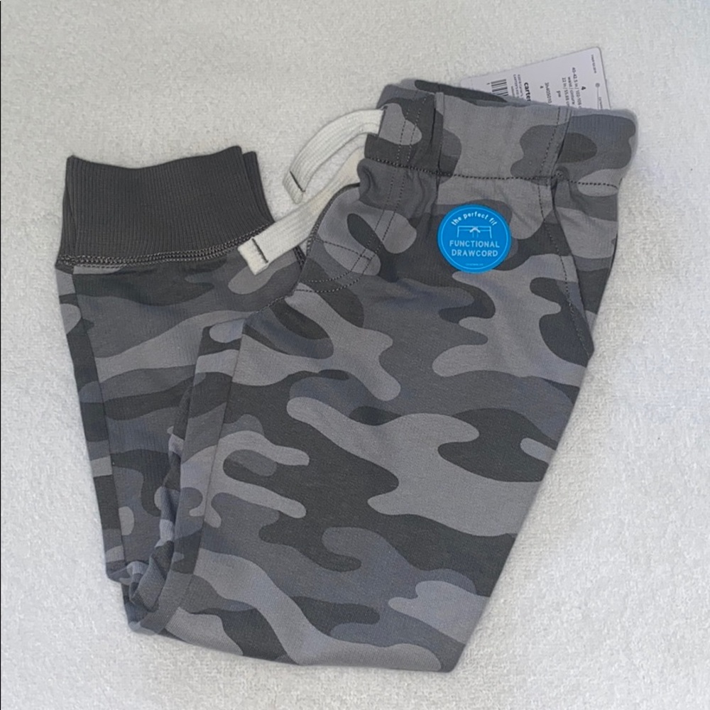 CARTER’S PULL-ON FRENCH TERRY JOGGERS SIZE 4 NWT.